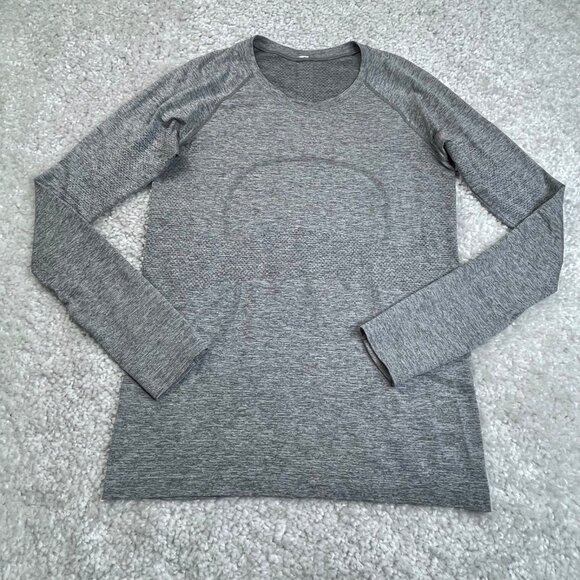 Lululemon Swiftly Tech Long Sleeve Shirt Heathered Gray - Picture 2 of 9